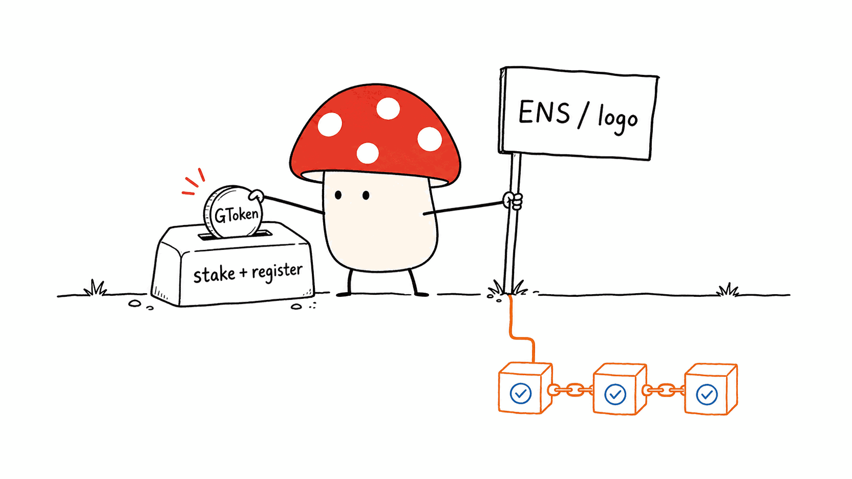 Register your community (stake + on-chain)