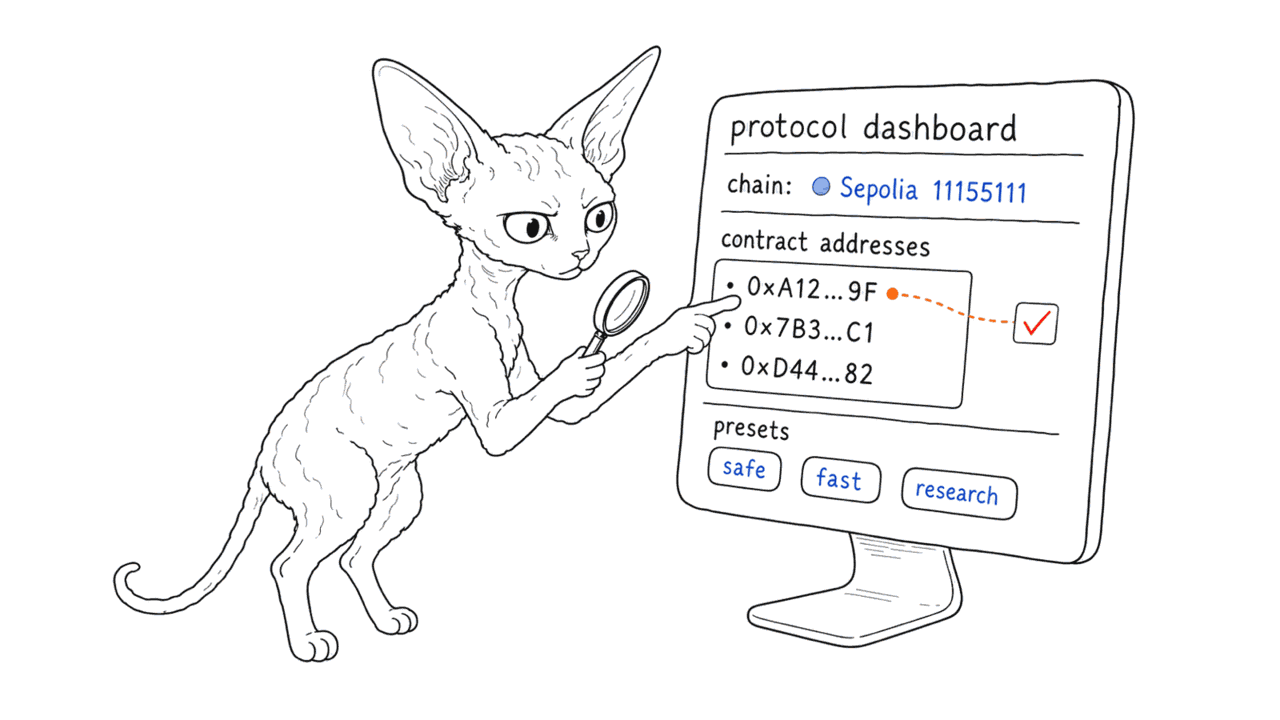 Protocol dashboard