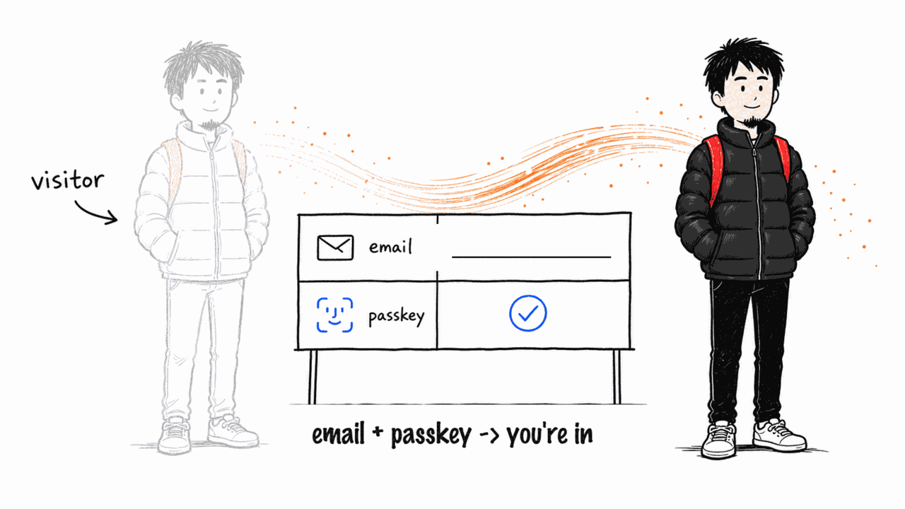 Become a user in one step